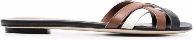 Lorena Antoniazzi Leren sandalen Bruin