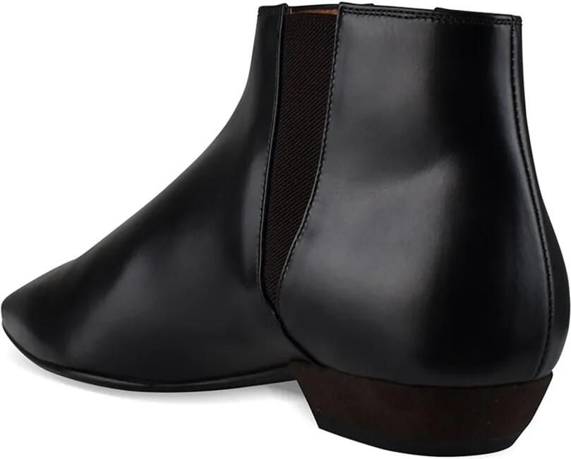 Loro Piana Elastische leren laarzen Zwart - Foto 2