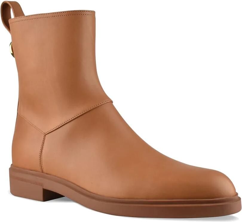 Loro Piana Kilda leren enkellaarzen Beige - Foto 3