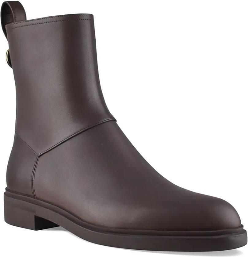 Loro Piana Kilda leren laarzen met gegraveerd detail Bruin - Foto 3