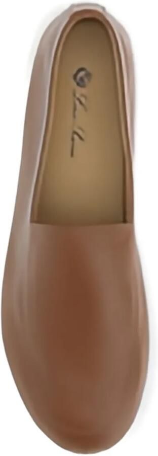 Loro Piana Leren loafers Bruin - Foto 4