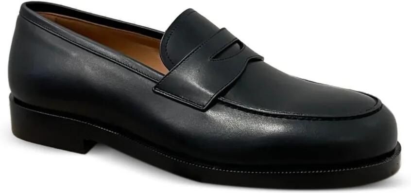 Loro Piana Lewis Walk leren loafers Zwart