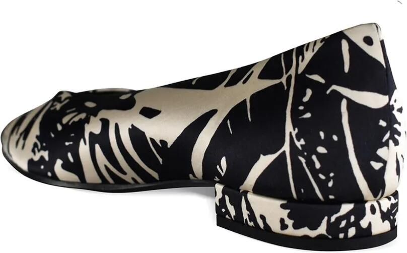 Loro Piana Rebecca ballerina's met print Zwart - Foto 2
