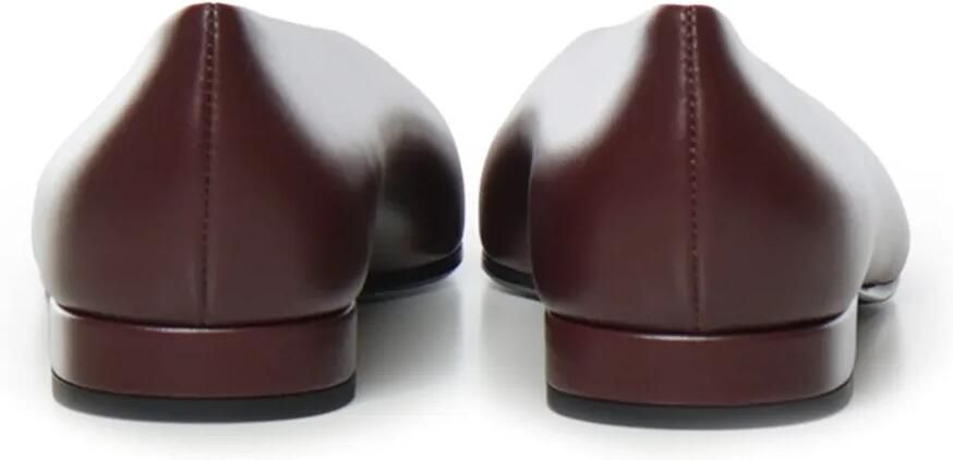Loro Piana Rebecca leren ballerina's Rood - Foto 2