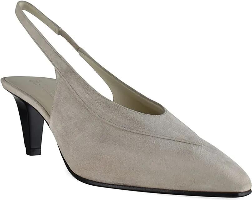 Loro Piana Rebecca suède pumps Grijs - Foto 3