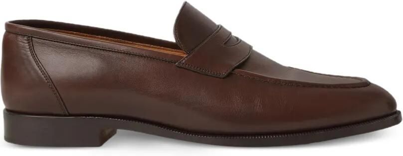 Loro Piana Sergio loafers met ronde neus Bruin