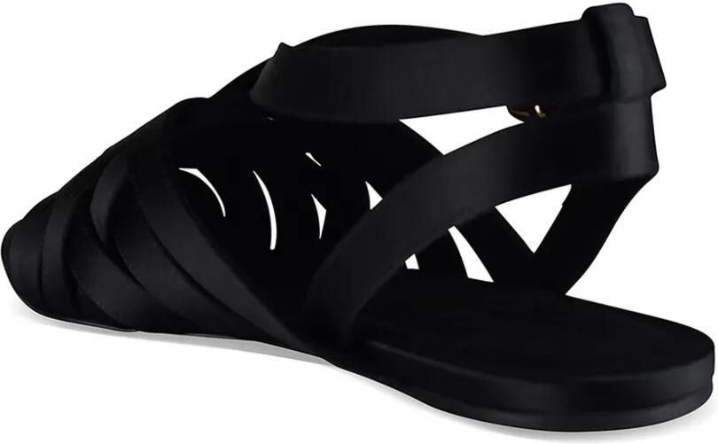 Loro Piana Silene ballerina's met gekruist detail Zwart - Foto 2