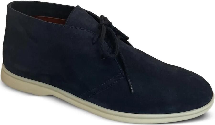 Loro Piana Suède veterlaarzen Blauw