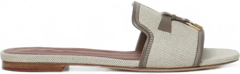 Loro Piana Summer sandalen met bedels Beige