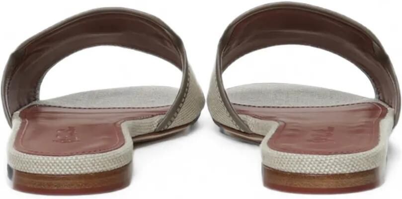 Loro Piana Summer sandalen met bedels Beige - Foto 3