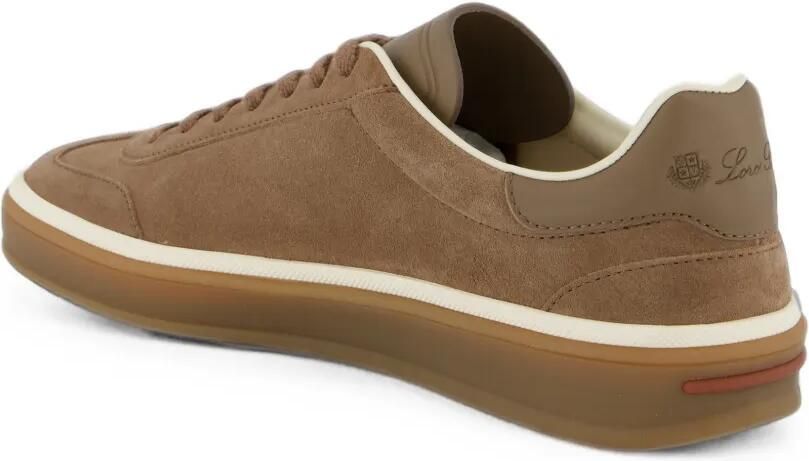 Loro Piana Tennis Walk sneakers met leren afwerking Bruin - Foto 4