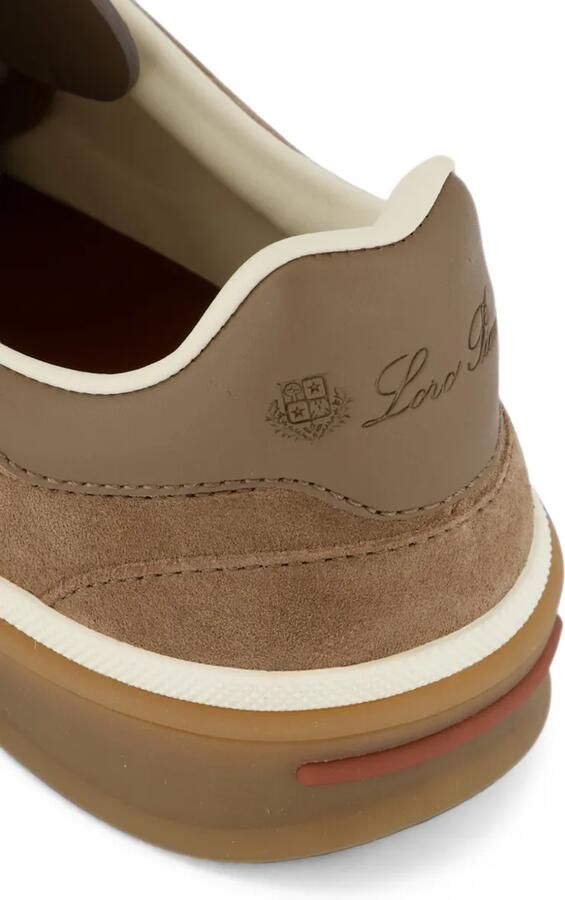Loro Piana Tennis Walk sneakers met leren afwerking Bruin - Foto 2