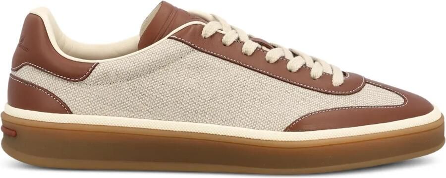 Loro Piana Tennis Walk sneakers met logo-reliëf Beige