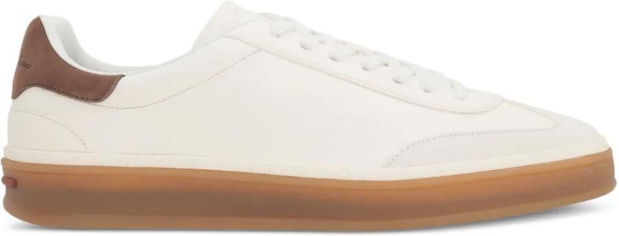 Loro Piana Sneakers met leren vlakken Wit