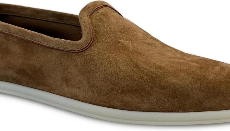 Loro Piana Venice Walk suède loafers Bruin - Foto 2