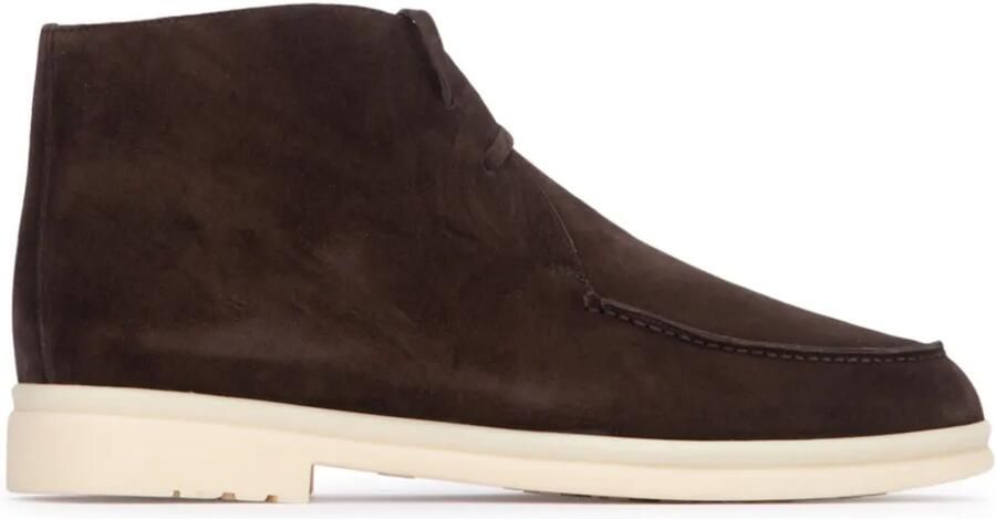 Loro Piana Walk and Walk enkellaarzen Bruin