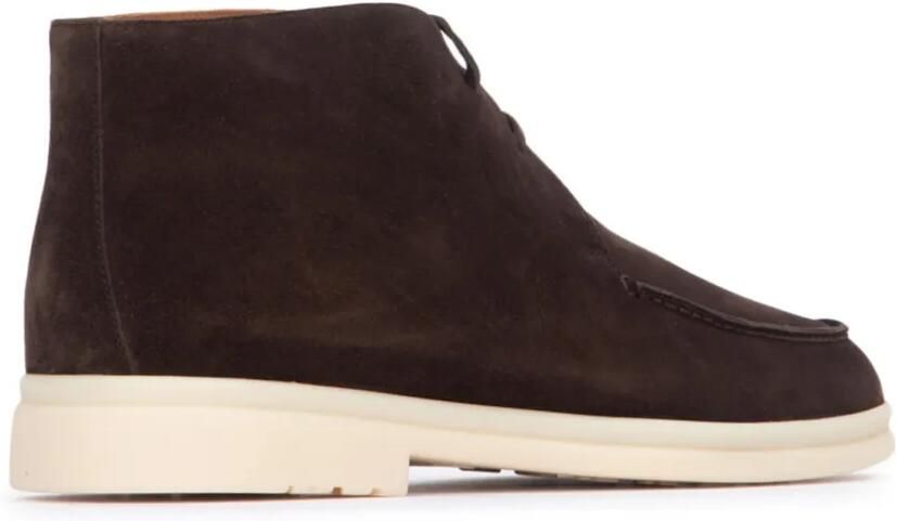 Loro Piana Walk and Walk enkellaarzen Bruin - Foto 2