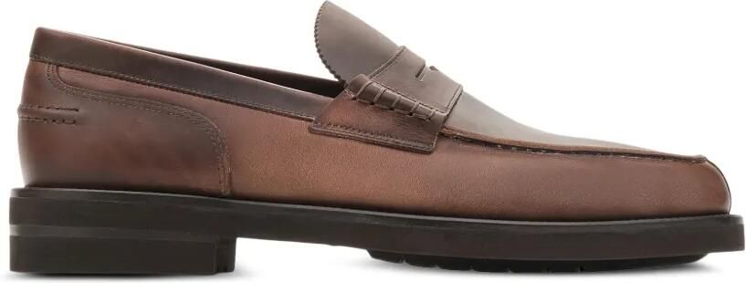 Lottusse Daytona leren loafers Bruin