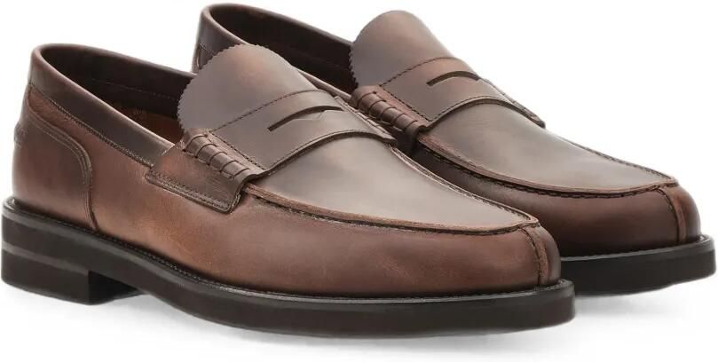 Lottusse Daytona leren loafers Bruin - Foto 4