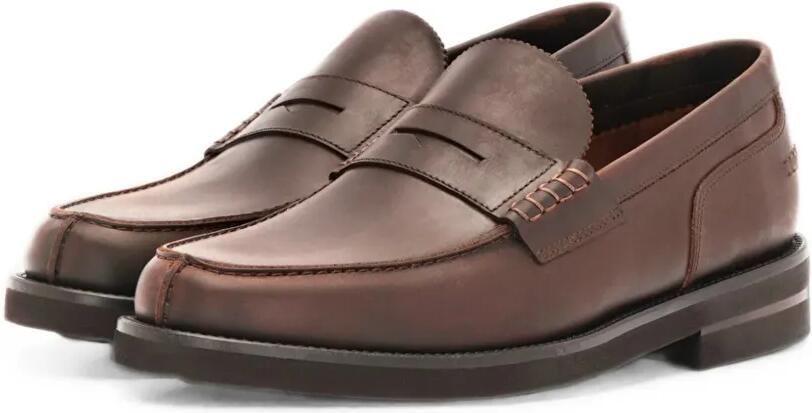 Lottusse Daytona leren loafers Bruin - Foto 3