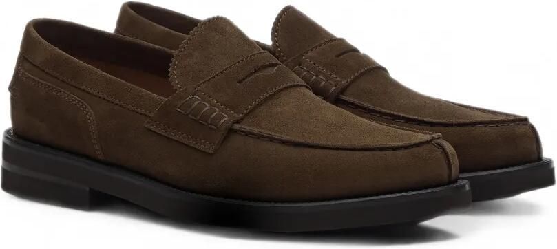 Lottusse Daytona suède loafers Bruin