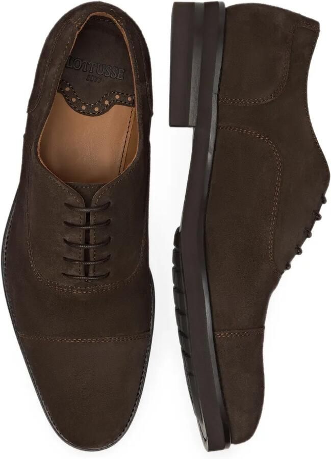 Lottusse Holborn Oxford suède schoenen Bruin - Foto 2
