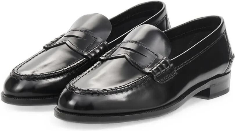 Lottusse Liberty loafers met amandelvormige neus Zwart - Foto 2