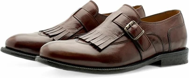 Lottusse Lutton buckle-fastening monk shoes Bruin - Foto 5