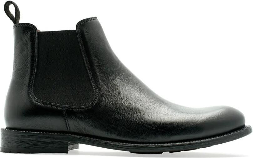 Lottusse Lutton leren Chelsea laarzen Zwart