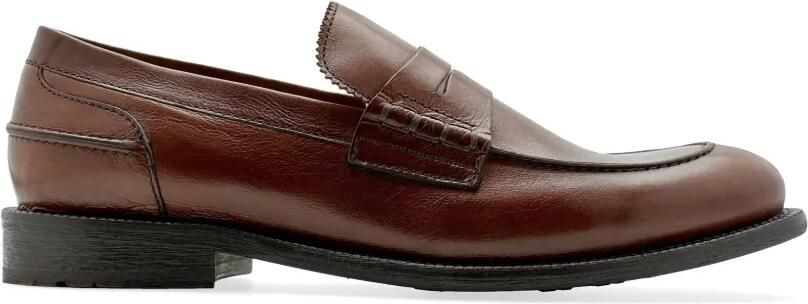 Lottusse Lutton leren loafers Bruin