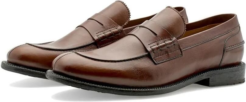Lottusse Lutton leren loafers Bruin - Foto 5
