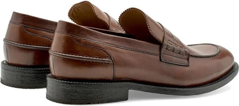 Lottusse Lutton leren loafers Bruin - Foto 4