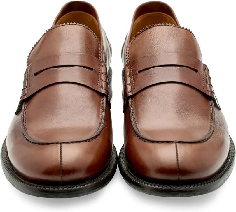 Lottusse Lutton leren loafers Bruin - Foto 2