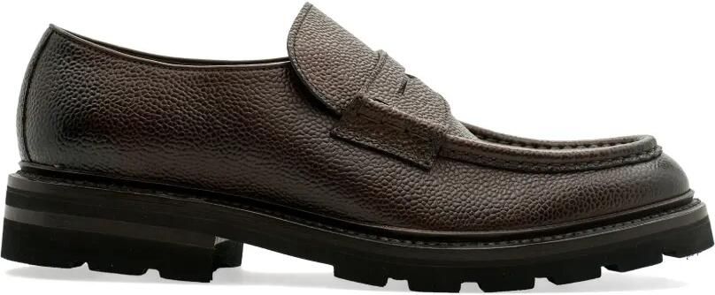 Lottusse Murphy leren loafers Bruin
