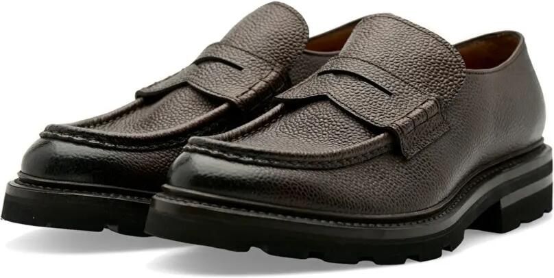 Lottusse Murphy leren loafers Bruin - Foto 3
