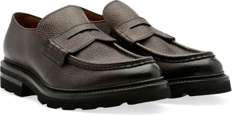 Lottusse Murphy leren loafers Bruin - Foto 4