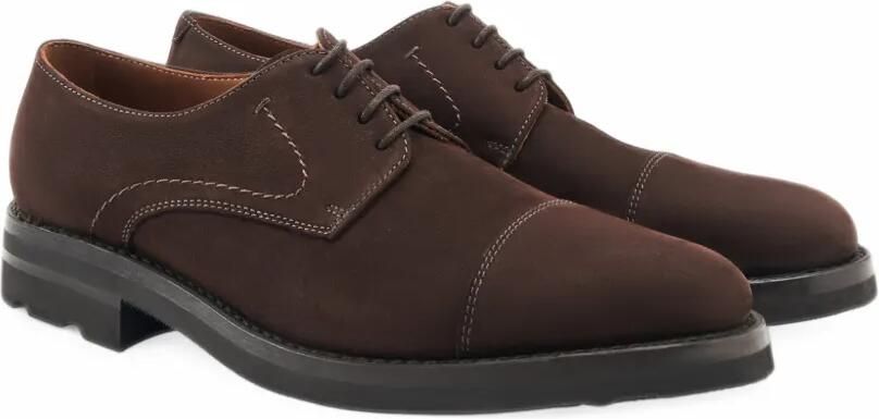 Lottusse Prime nubuck derby shoes Bruin - Foto 5