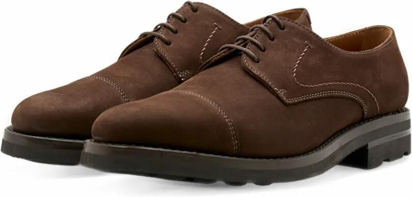 Lottusse Prime nubuck derby shoes Bruin - Foto 4