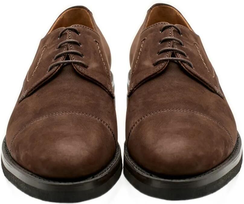 Lottusse Prime nubuck derby shoes Bruin - Foto 3