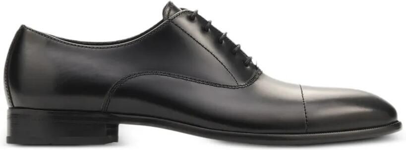 Lottusse Regent Oxford schoenen met amandel neus Zwart