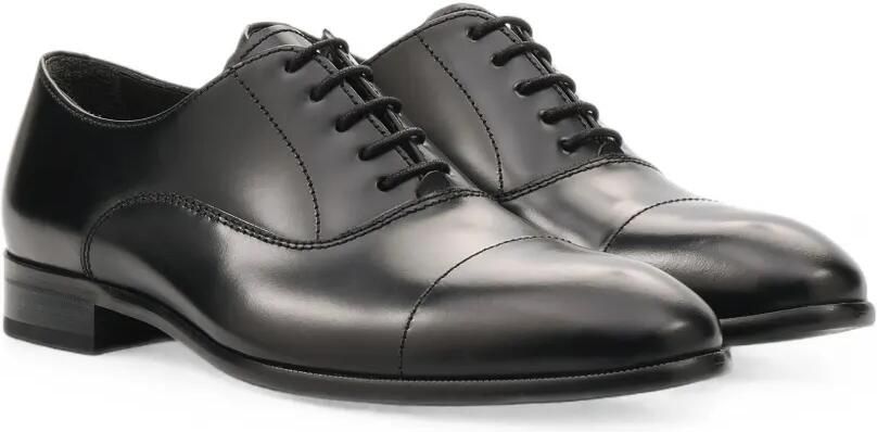 Lottusse Regent Oxford schoenen met amandel neus Zwart - Foto 3