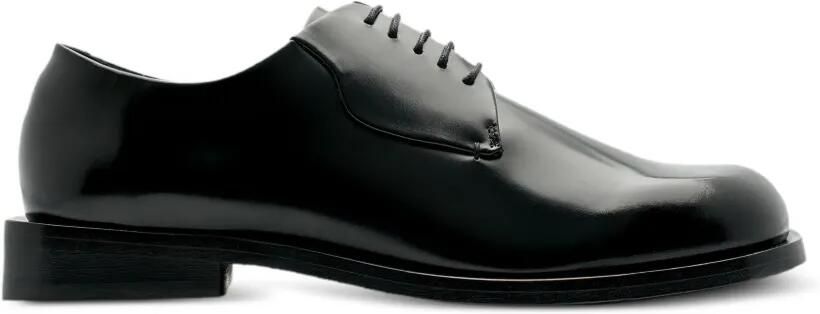Lottusse Tomir gepolijste leren derby schoenen Zwart