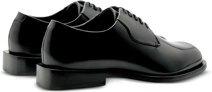 Lottusse Tomir gepolijste leren derby schoenen Zwart - Foto 5