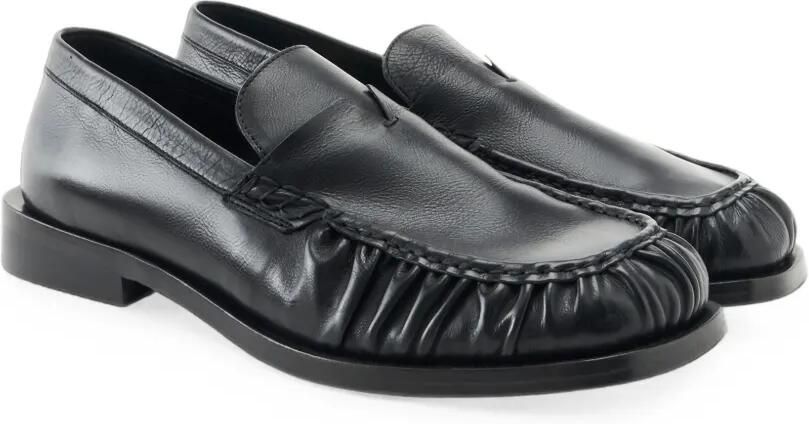 Lottusse Tomir leren loafers Zwart - Foto 2