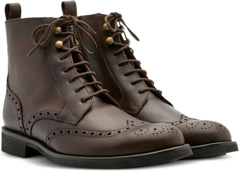Lottusse Veterlaarzen met brogue-detail Bruin - Foto 4