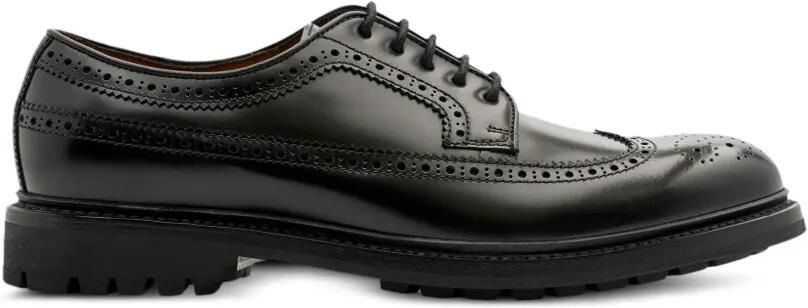 Lottusse Walton brogue derby schoenen Zwart