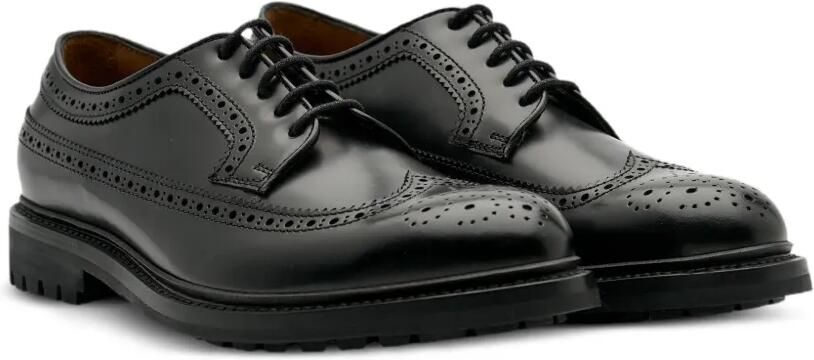 Lottusse Walton brogue derby schoenen Zwart - Foto 5