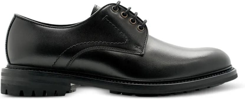 Lottusse Walton leren derby schoenen Zwart