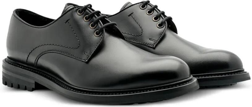Lottusse Walton leren derby schoenen Zwart - Foto 4