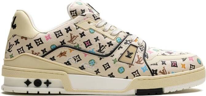 Louis Vuitton Pre-Owned x Tyler the Creator LV Trainer sneakers Beige